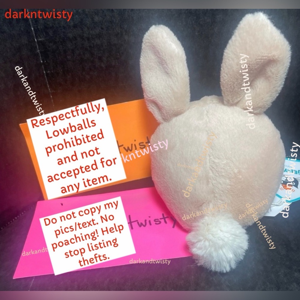 ORIGINAL OWNER BNWT JELLYCAT AMUSEABEAN BUNNY AUTH RECEIPT NEVER SECONDHAND! - Picture 5 of 13